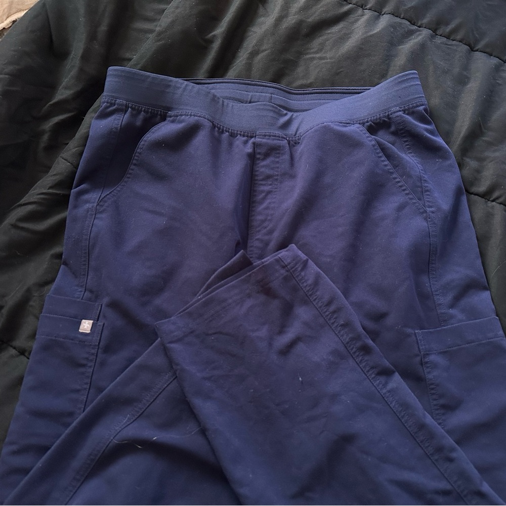 Fig Scrubs Pants Sz XL Navy